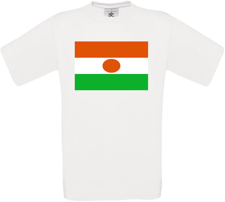 Nigeria Standard Flag Crew Neck T-Shirt