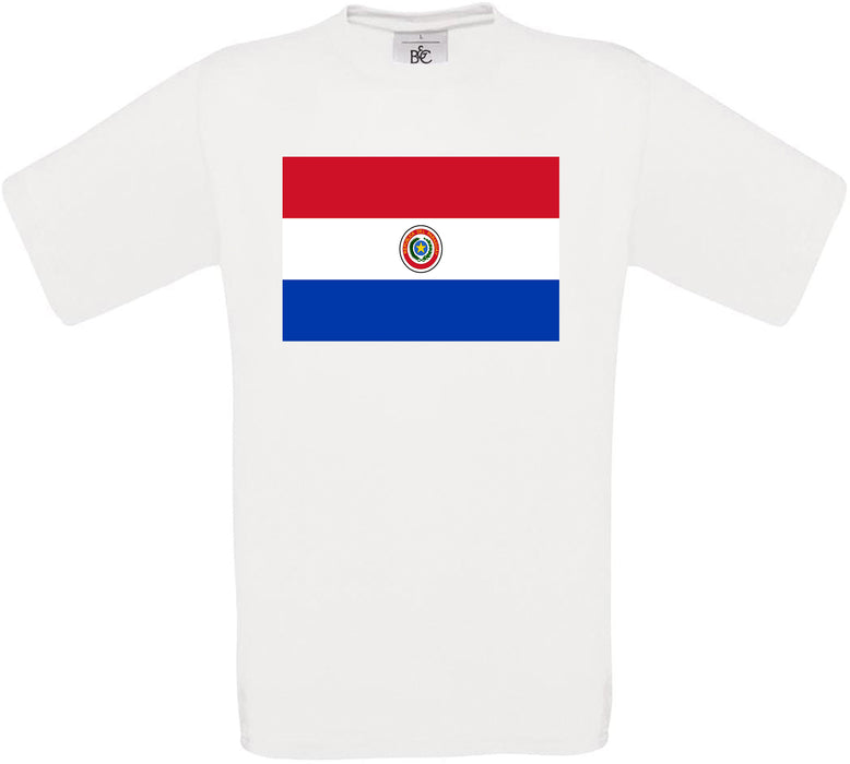 Peru Standard Flag Crew Neck T-Shirt