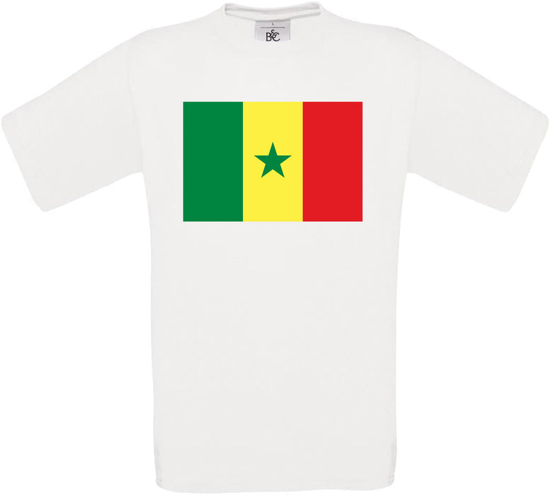 Serbia Standard Flag Crew Neck T-Shirt