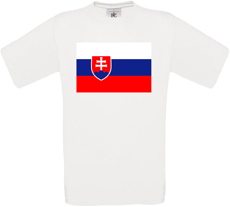 Slovenia Standard Flag Crew Neck T-Shirt