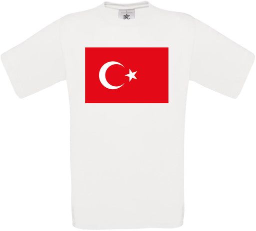 Turkmenistan Standard Flag Crew Neck T-Shirt