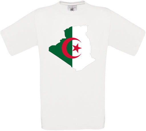 Algeria Country Flag Crew Neck T-Shirt