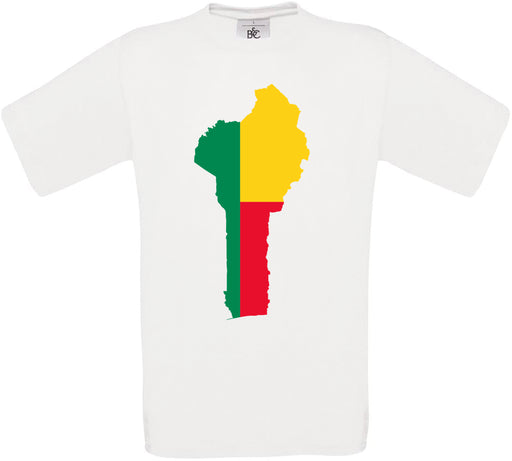 Benin Country Flag Crew Neck T-Shirt