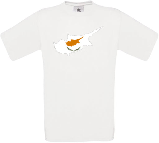 Cyprus Country Flag Crew Neck T-Shirt