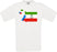 Equatorial Guinea Country Flag Crew Neck T-Shirt