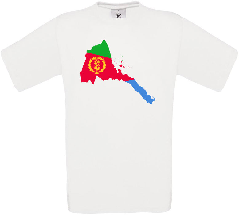 Eritrea Country Flag Crew Neck T-Shirt