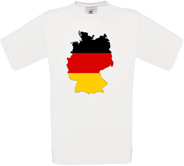 Germany Country Flag Crew Neck T-Shirt