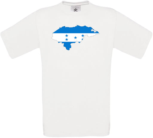 Honduras Country Flag Crew Neck T-Shirt