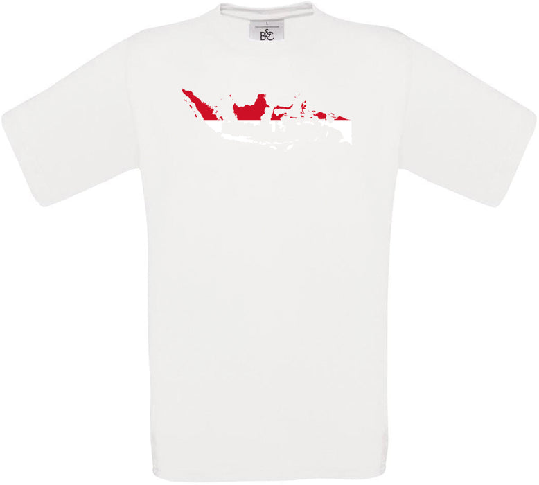 Indonesia Country Flag Crew Neck T-Shirt