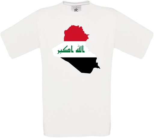 Iraq Country Flag Crew Neck T-Shirt