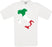 Italy Country Flag Crew Neck T-Shirt