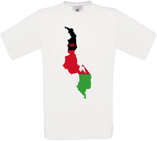 Malawi Country Flag Crew Neck T-Shirt