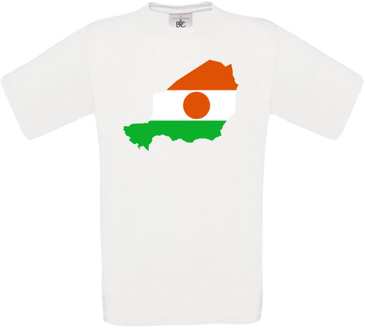 Niger Country Flag Crew Neck T-Shirt
