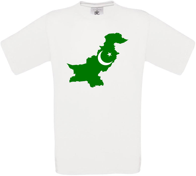 Pakistan Country Flag Crew Neck T-Shirt