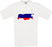 Russia Country Flag Crew Neck T-Shirt