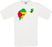Sao Tome and Principe Country Flag Crew Neck T-Shirt