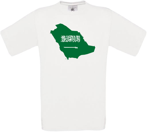Saudi Arabia Country Flag Crew Neck T-Shirt