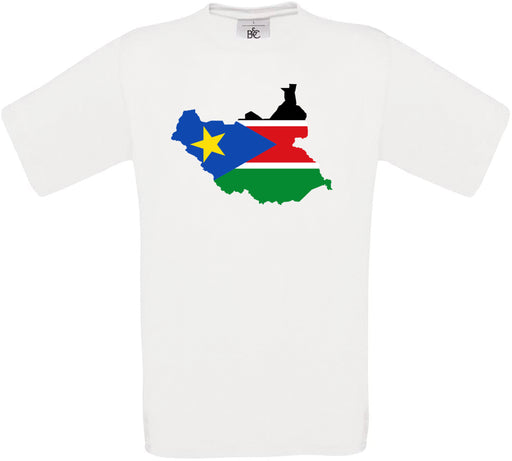 South Sudan Country Flag Crew Neck T-Shirt